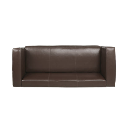 Divano Tuxedo Arms a 3 posti con gambe in legno di betulla