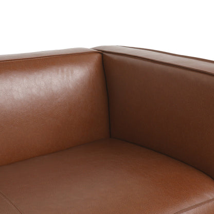 Divano Tuxedo Arms a 3 posti con gambe in legno di betulla
