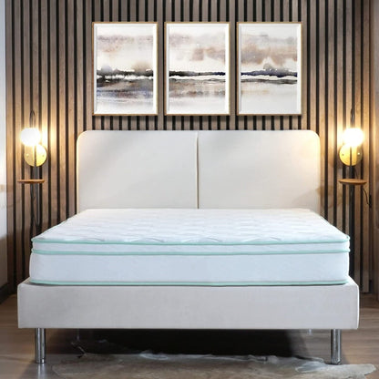 Materasso ibrido a molle insacchettate in memory foam Cool Gel di medie dimensioni, misura Twin, 8, molle in acciaio temperato per impieghi gravosi, traspirabilità