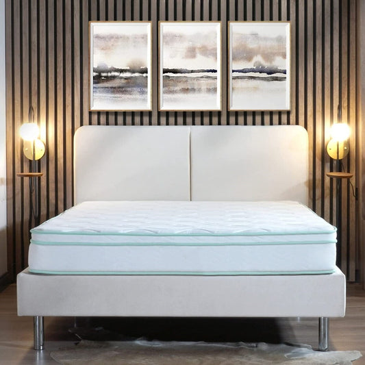 Materasso ibrido a molle insacchettate in memory foam Cool Gel di medie dimensioni, misura Twin, 8, molle in acciaio temperato per impieghi gravosi, traspirabilità