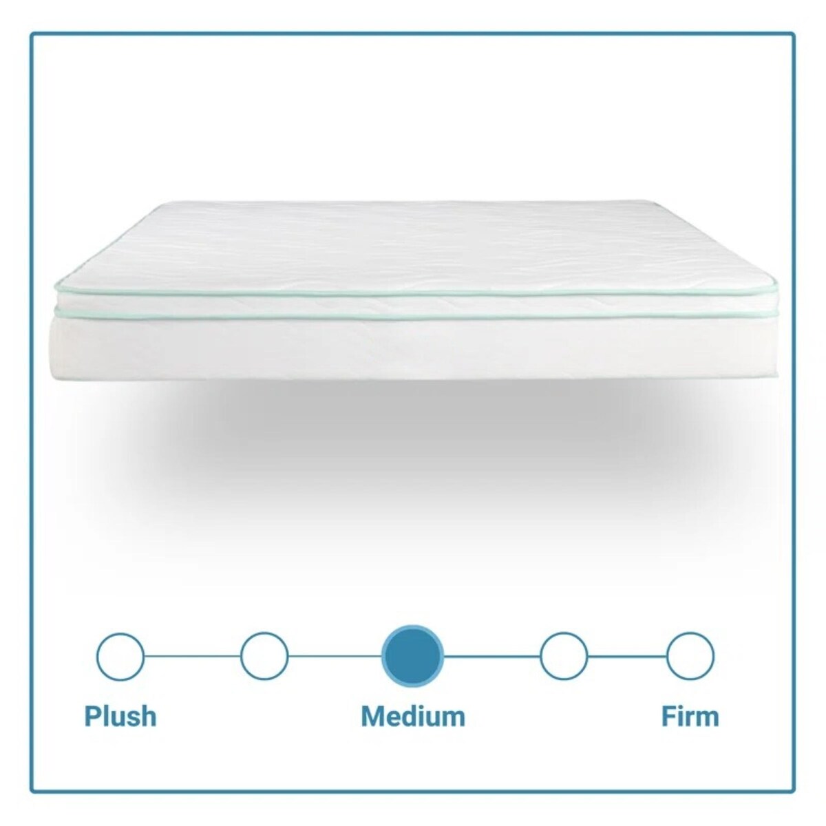 Materasso ibrido a molle insacchettate in memory foam Cool Gel di medie dimensioni, misura Twin, 8, molle in acciaio temperato per impieghi gravosi, traspirabilità