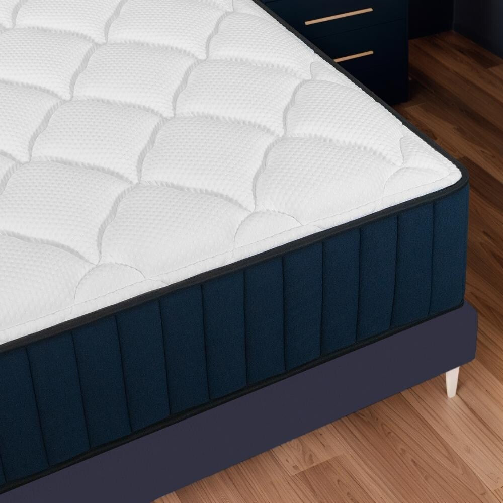 Materasso ibrido premium Serenity 12 Twin Size Medium Tight-Top Memory Edge Support Pocket Spring