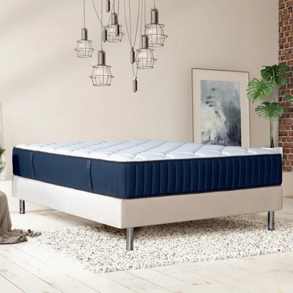 Materasso ibrido premium Serenity 12 Twin Size Medium Tight-Top Memory Edge Support Pocket Spring