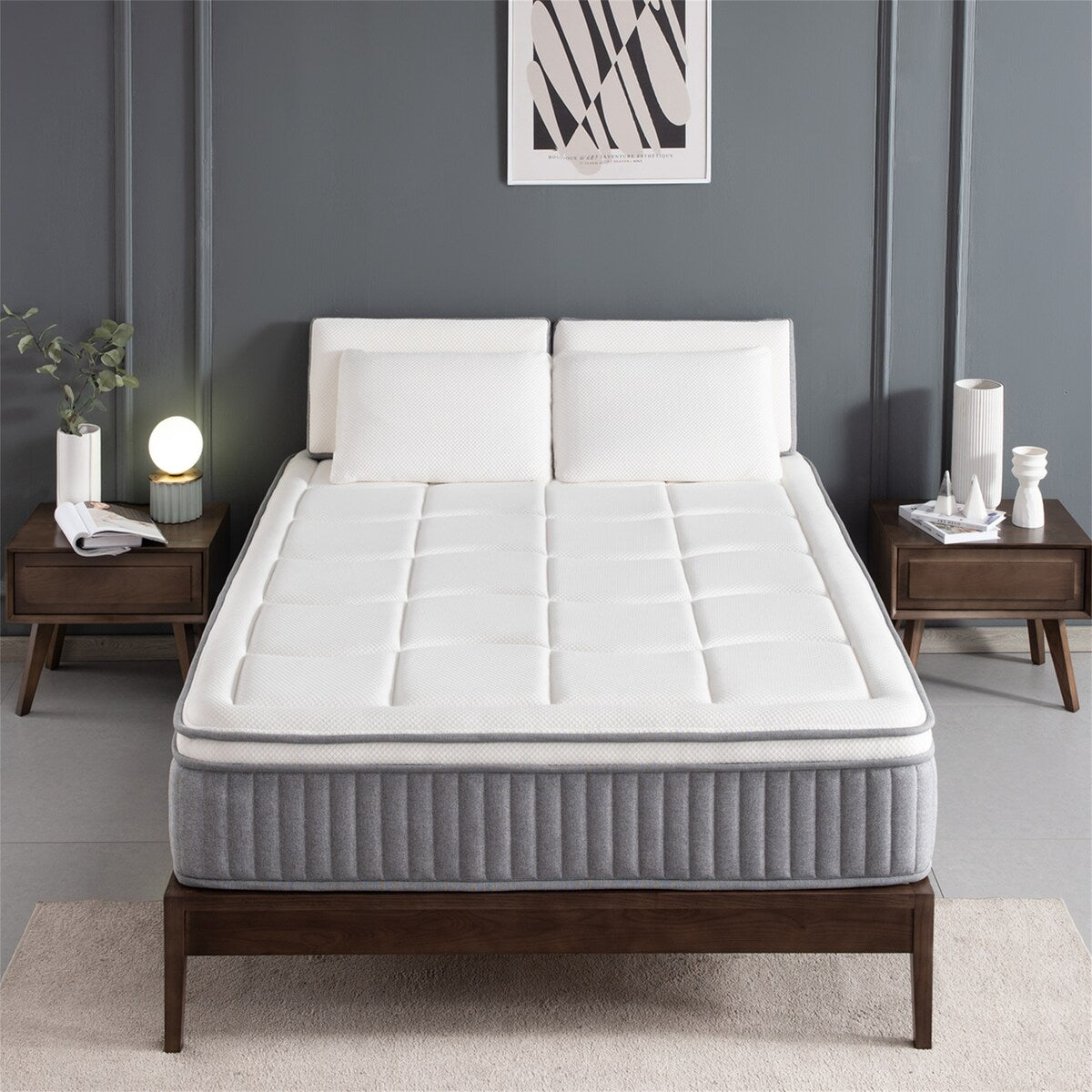 Materasso matrimoniale da 12 pollici in memory foam con supporto bilanciato