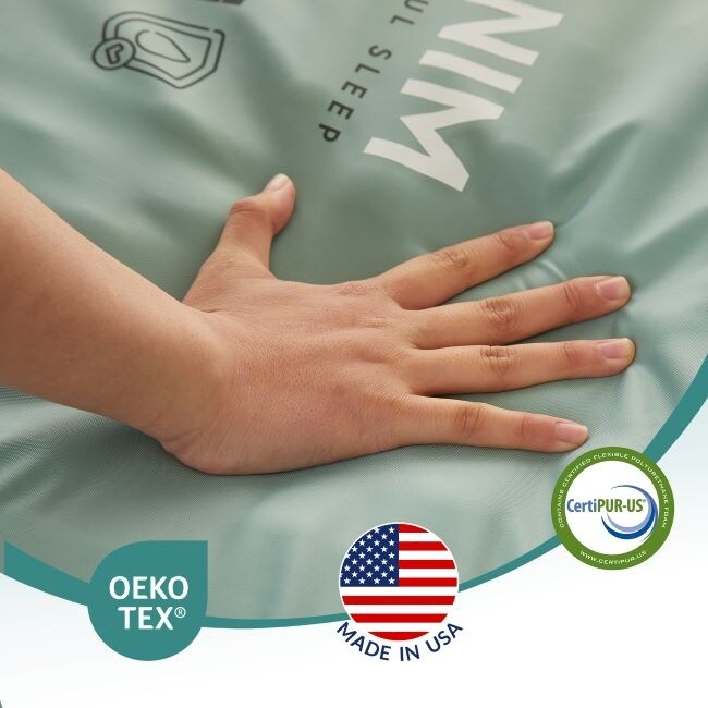 Materasso Twin XL per la ridistribuzione della pressione, 80 x 35 x 6 pollici, materasso Twin XL impermeabile in una scatola per uso domestico