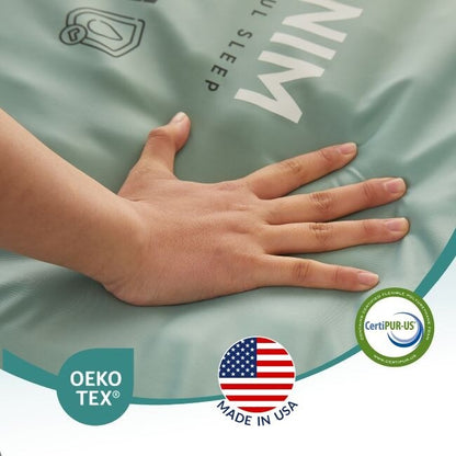 Materasso Twin XL per la ridistribuzione della pressione, 80 x 35 x 6 pollici, materasso Twin XL impermeabile in una scatola per uso domestico