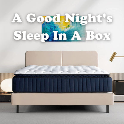Materasso ibrido premium Twin XL Size-14 con supporto per i bordi in memory foam e molle insacchettate