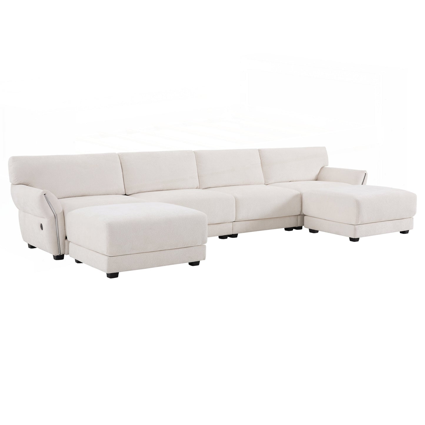 Forma a U con cuscino del sedile extra largo