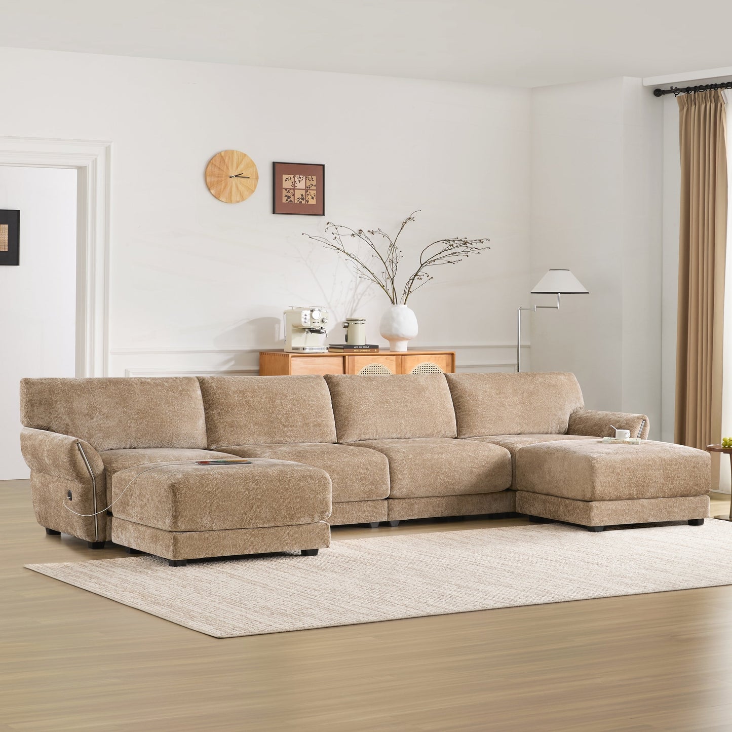 Forma a U con cuscino del sedile extra largo