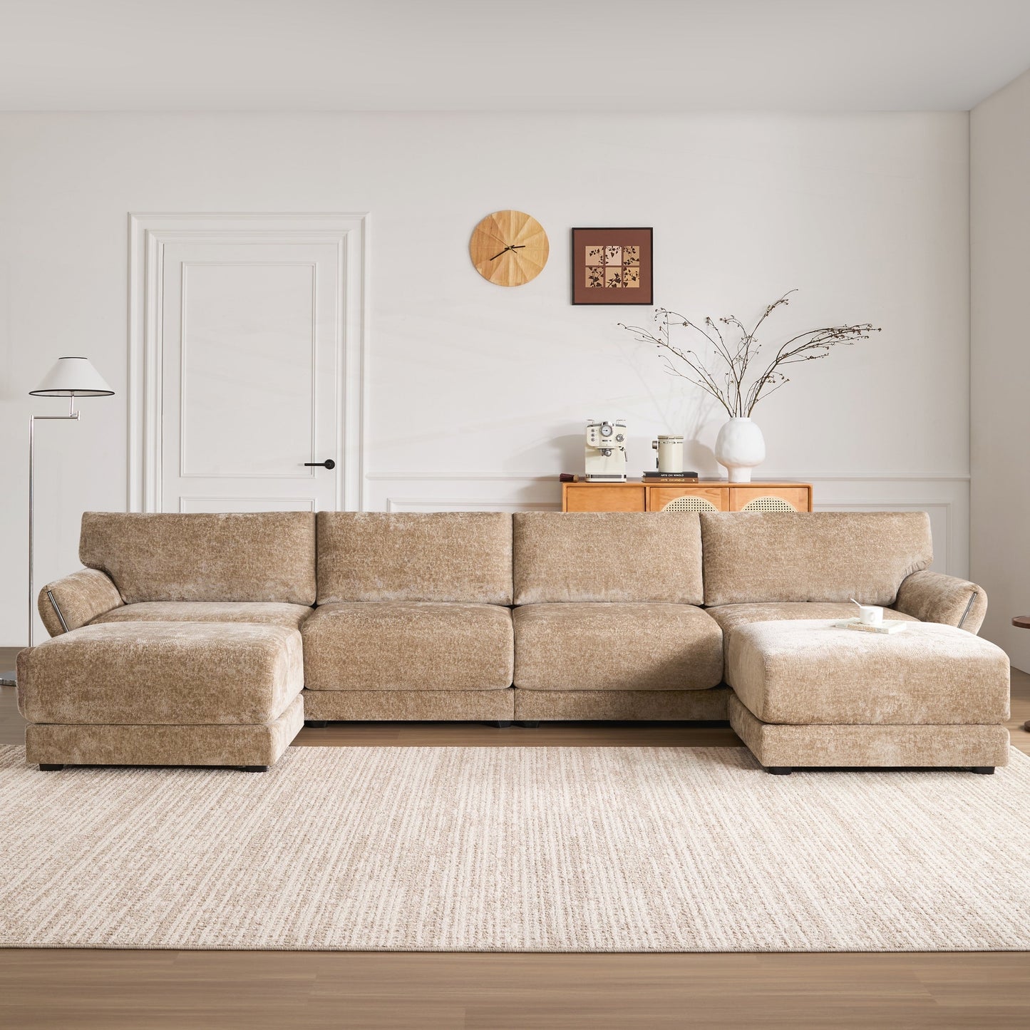 Forma a U con cuscino del sedile extra largo