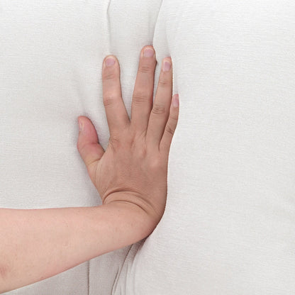 Divano componibile a U con cuscini in vita, divano simmetrico imbottito a 6 posti, divano letto con chaise longue