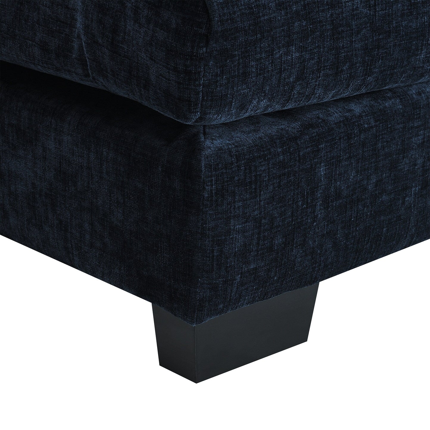 Divano componibile a U con cuscini in vita, divano simmetrico imbottito a 6 posti, divano letto con chaise longue