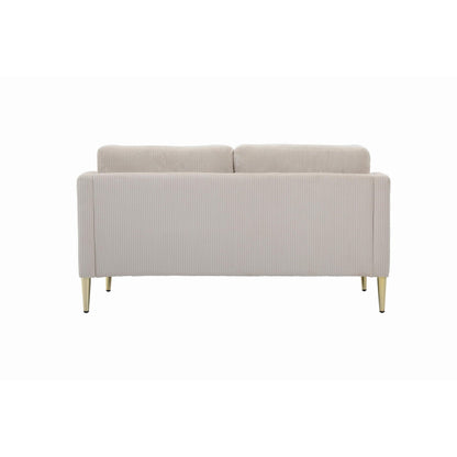 Divano a due posti in velluto a coste di metà secolo US PRIDE FURNITURE 60.63 W