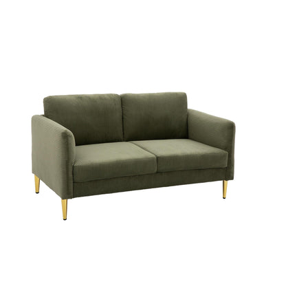 Divano a due posti in velluto a coste di metà secolo US PRIDE FURNITURE 60.63 W