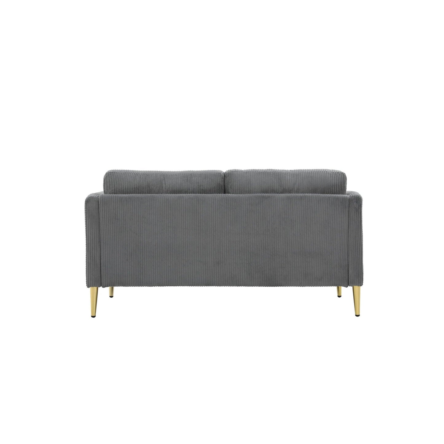 Divano a due posti in velluto a coste di metà secolo US PRIDE FURNITURE 60.63 W