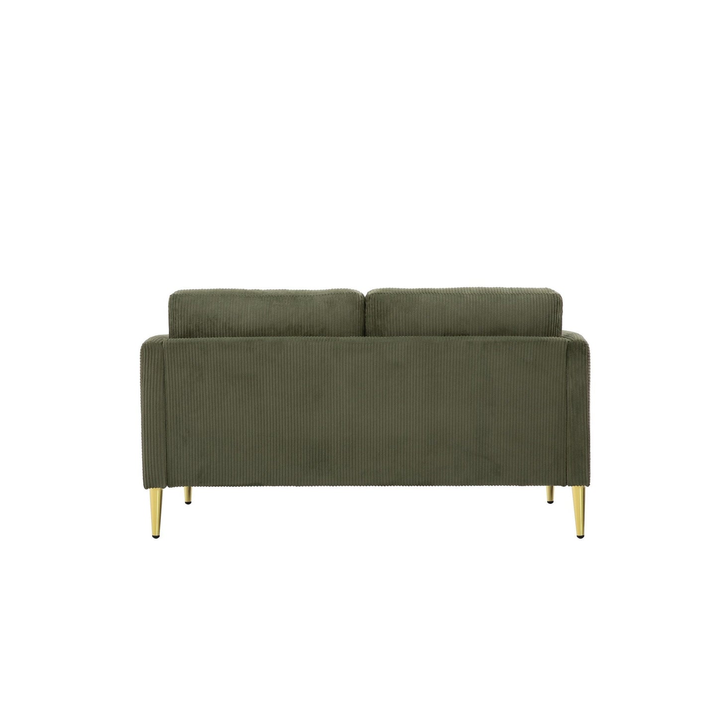Divano a due posti in velluto a coste di metà secolo US PRIDE FURNITURE 60.63 W