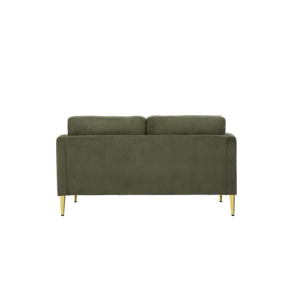 Divano a due posti in velluto a coste di metà secolo US PRIDE FURNITURE 60.63 W