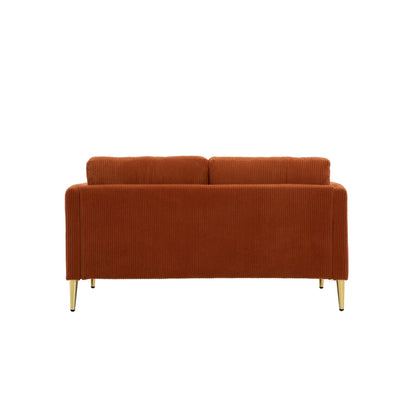 Divano a due posti in velluto a coste di metà secolo US PRIDE FURNITURE 60.63 W