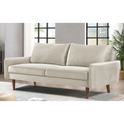 Divano in velluto con gambe affusolate US Pride Furnitirue da 70''W