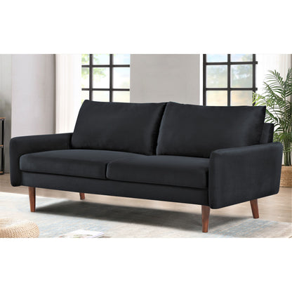 Divano in velluto con gambe affusolate US Pride Furnitirue da 70''W