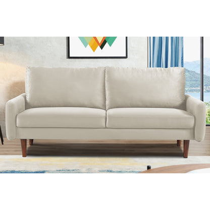 Divano in velluto con gambe affusolate US Pride Furnitirue da 70''W