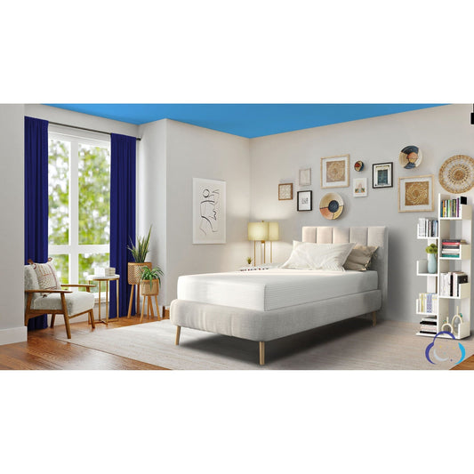 Materasso in memory foam UYQU al carbone di bambù e a media rigidità
