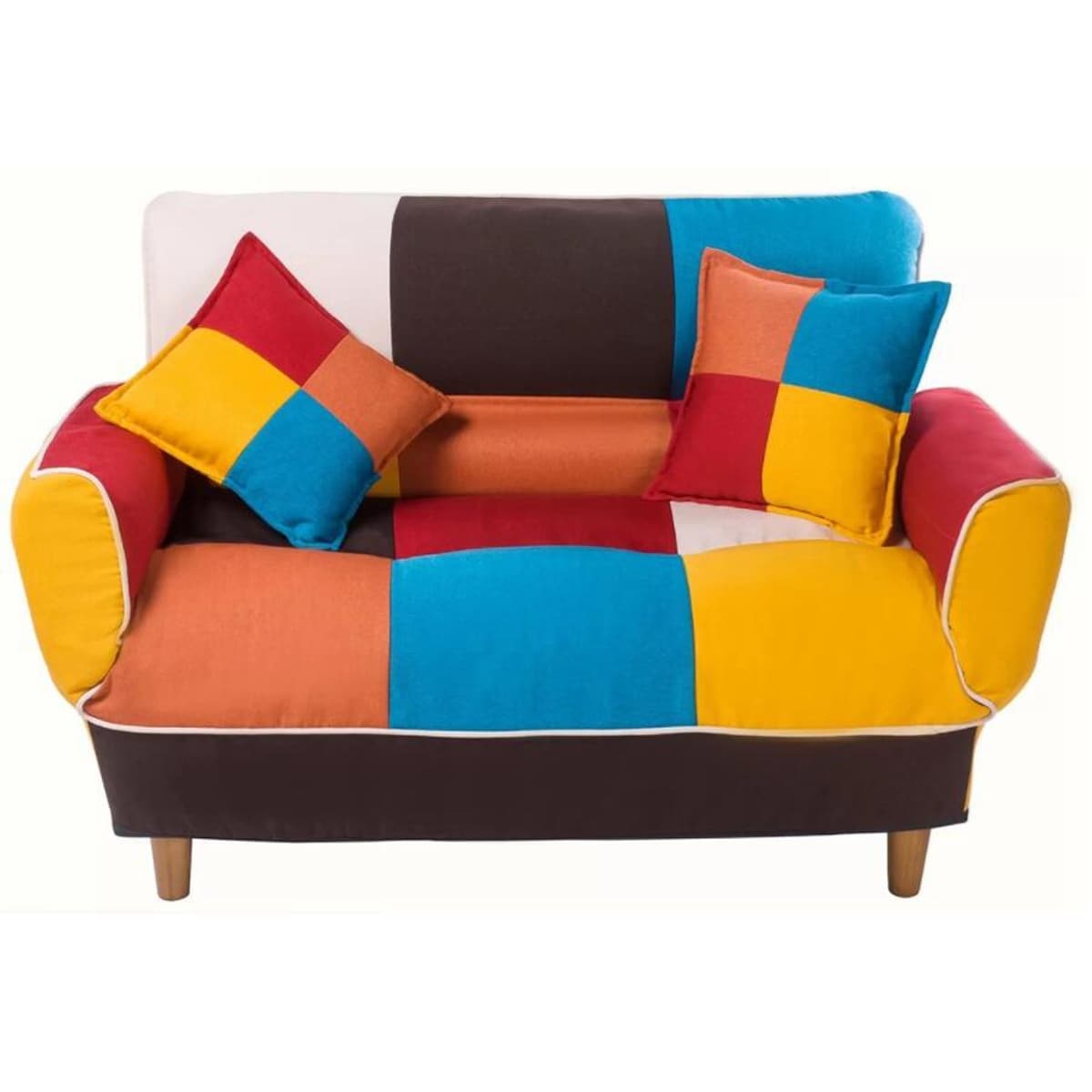 Divano letto colorato U_STYLE per piccoli spazi
