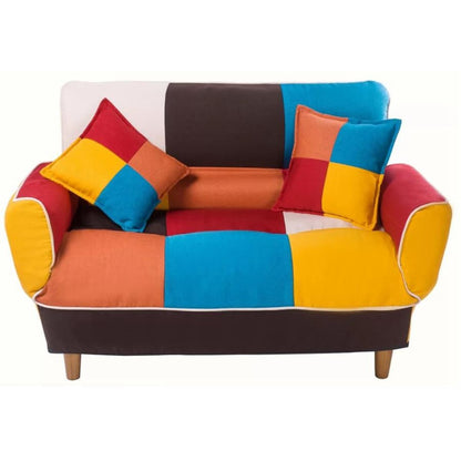 Divano letto colorato U_STYLE per piccoli spazi