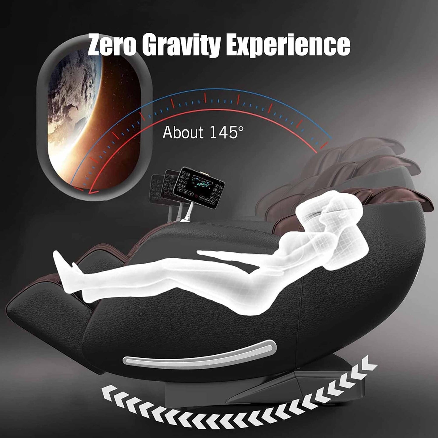 La nuovissima poltrona massaggiante Ukuowu con gravità zero per tutto il corpo, SL Track, scansione corporea e riscaldamento