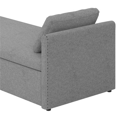 Chaise longue imbottita con 2 cassetti di Harper&amp;Bright Designs