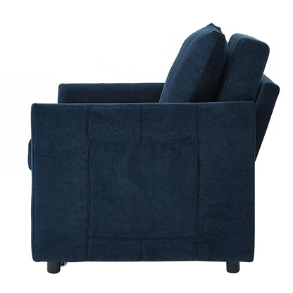 Divano letto imbottito trasformabile