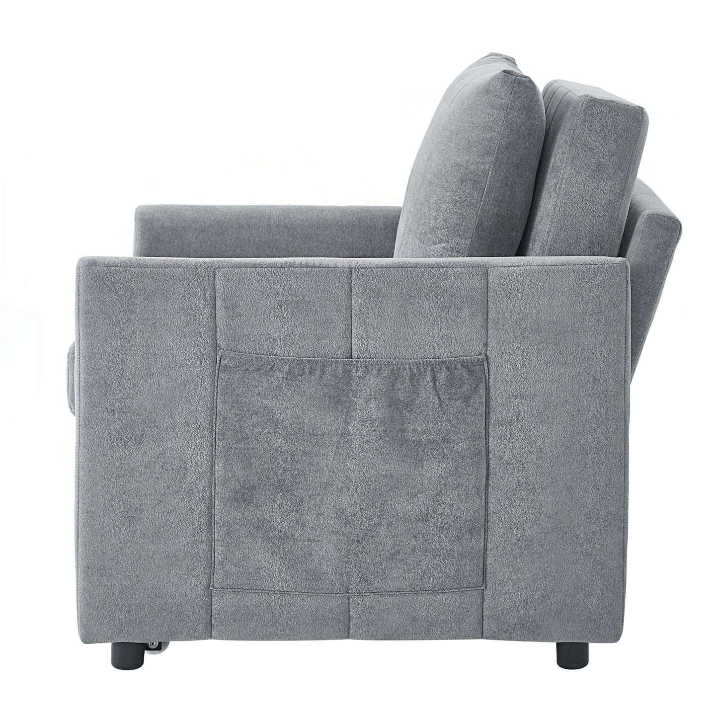 Divano letto imbottito trasformabile