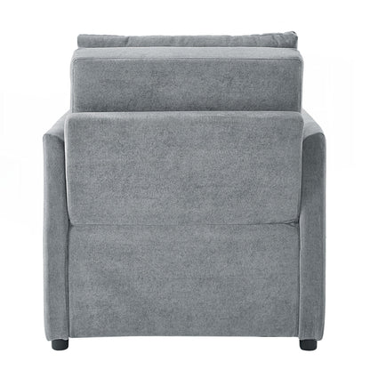 Divano letto imbottito trasformabile