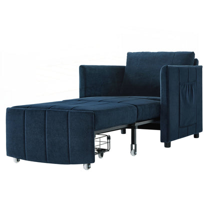 Divano letto imbottito trasformabile