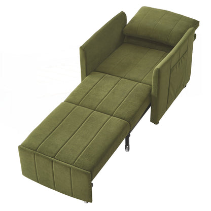 Divano letto imbottito trasformabile