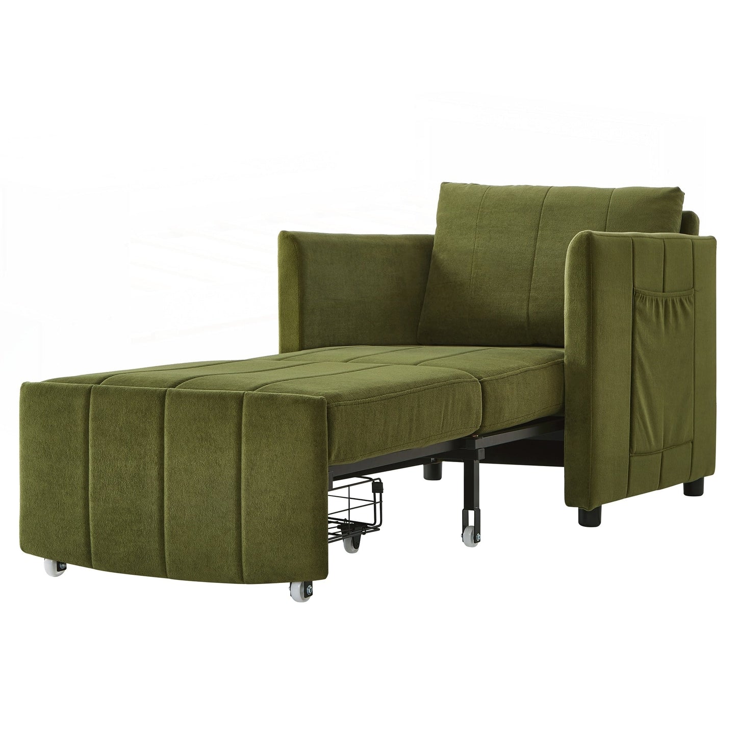 Divano letto imbottito trasformabile