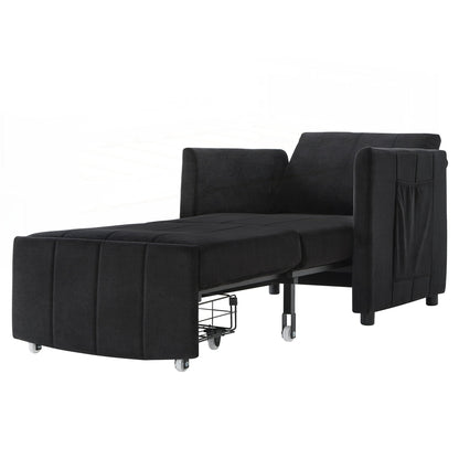 Divano letto imbottito trasformabile
