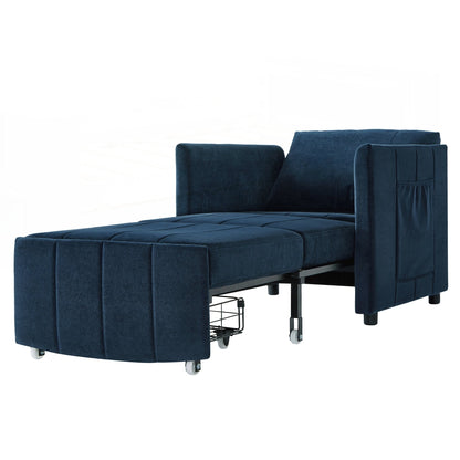Divano letto imbottito trasformabile