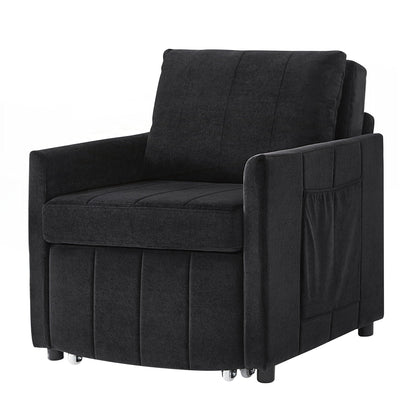 Divano letto imbottito trasformabile