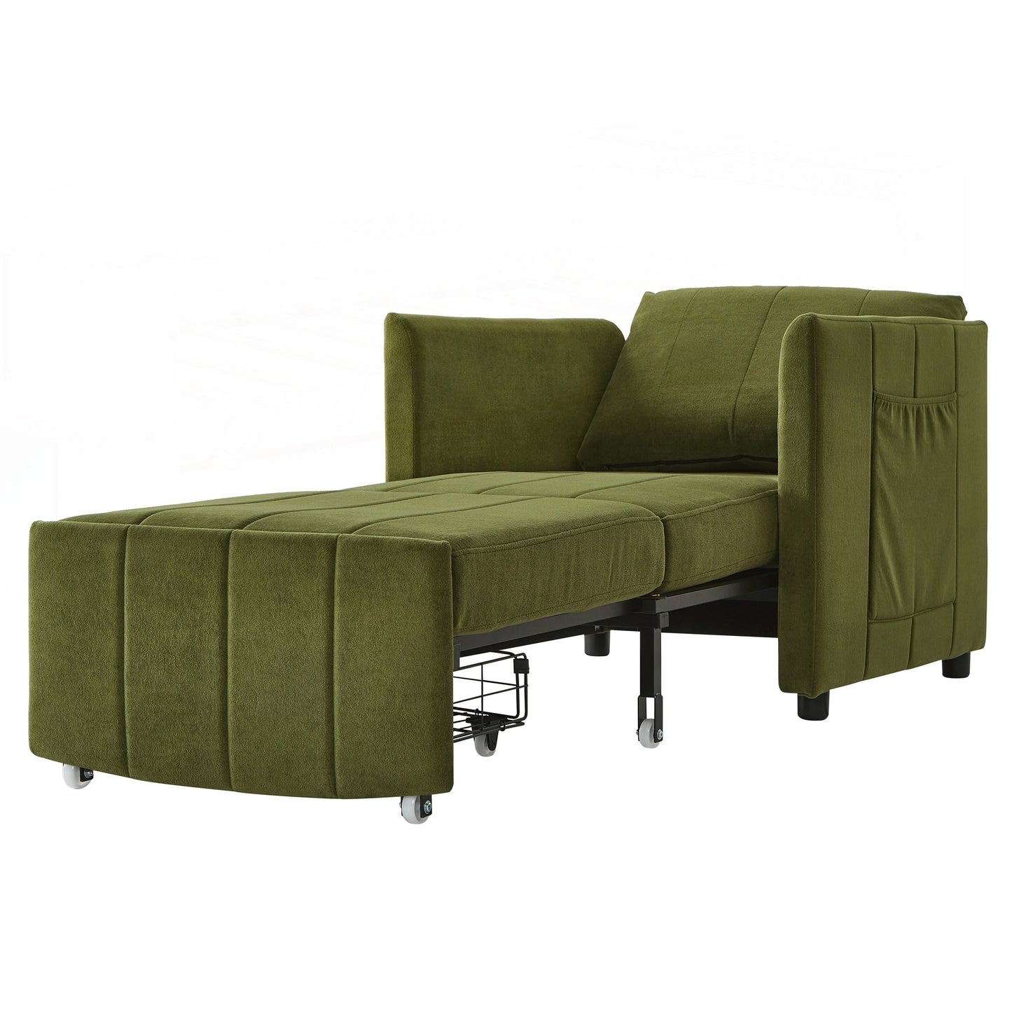 Divano letto imbottito trasformabile