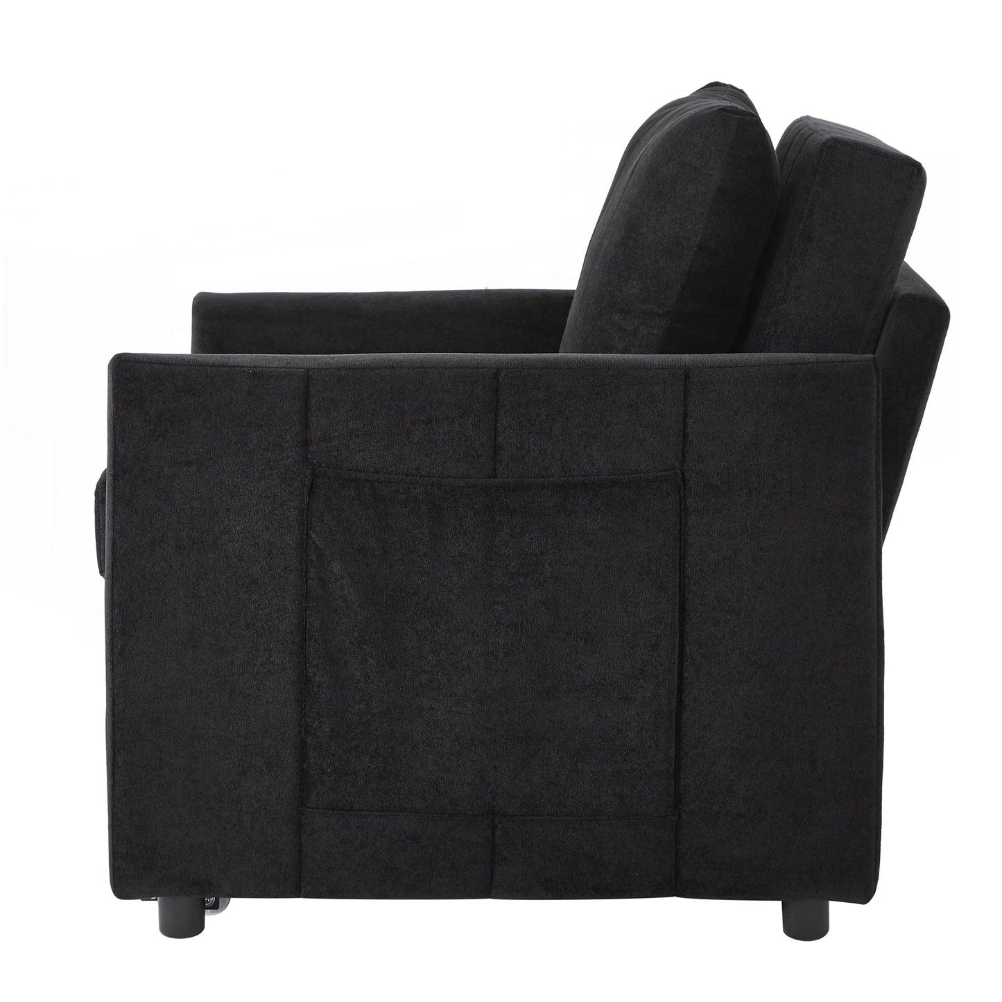 Divano letto imbottito trasformabile