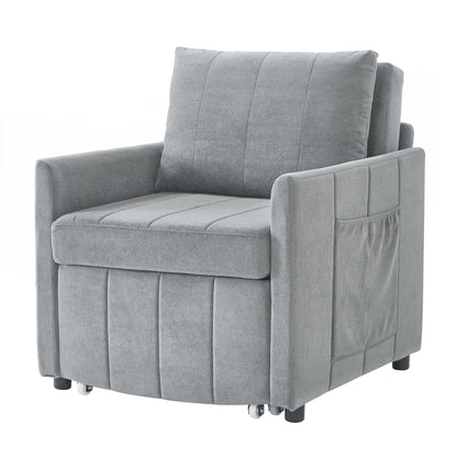 Divano letto imbottito trasformabile