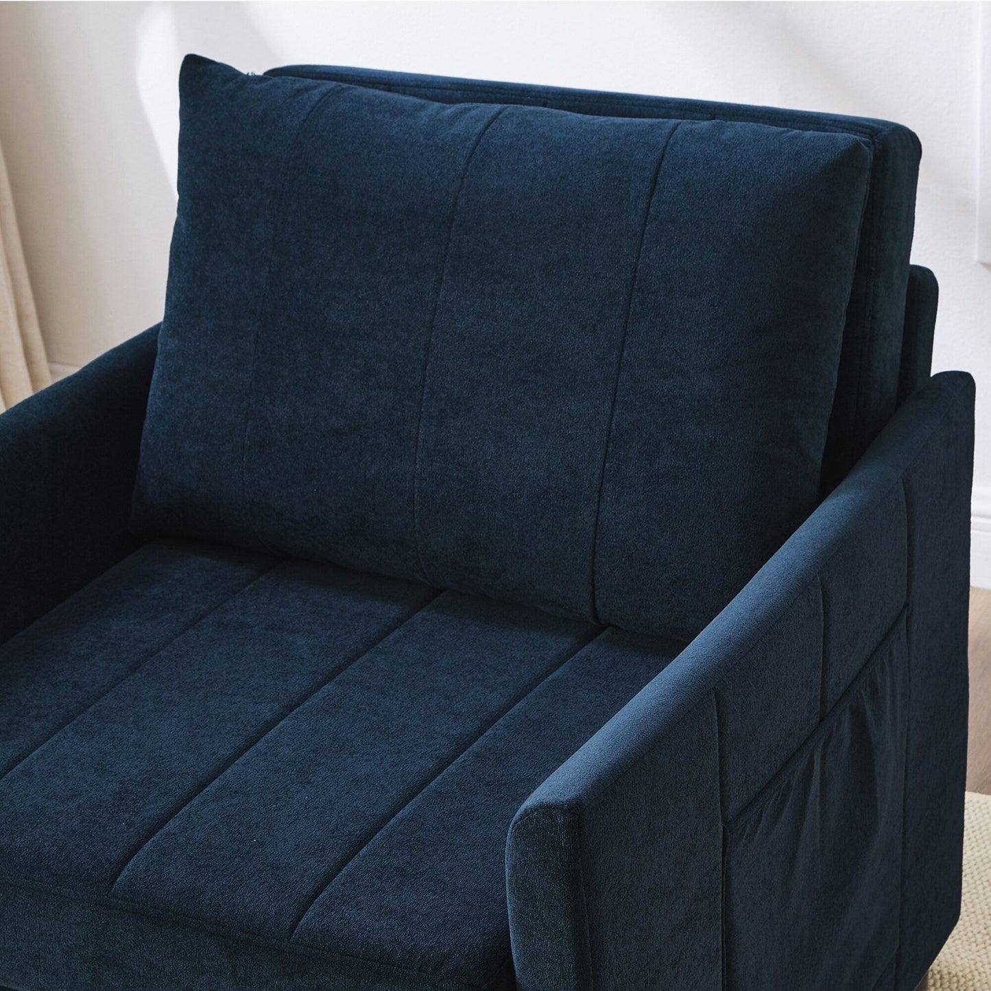 Divano letto imbottito trasformabile