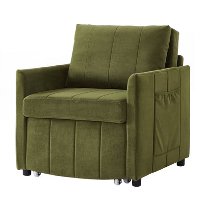 Divano letto imbottito trasformabile