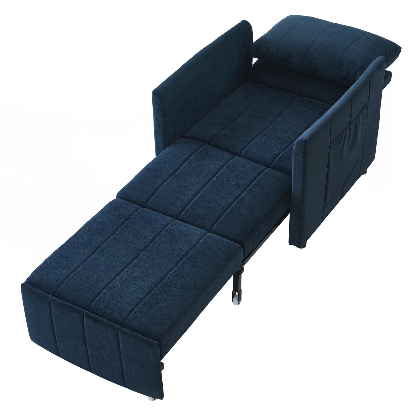 Divano letto imbottito trasformabile