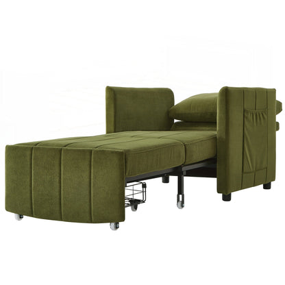 Divano letto imbottito trasformabile