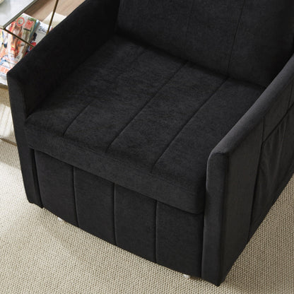 Divano letto imbottito trasformabile