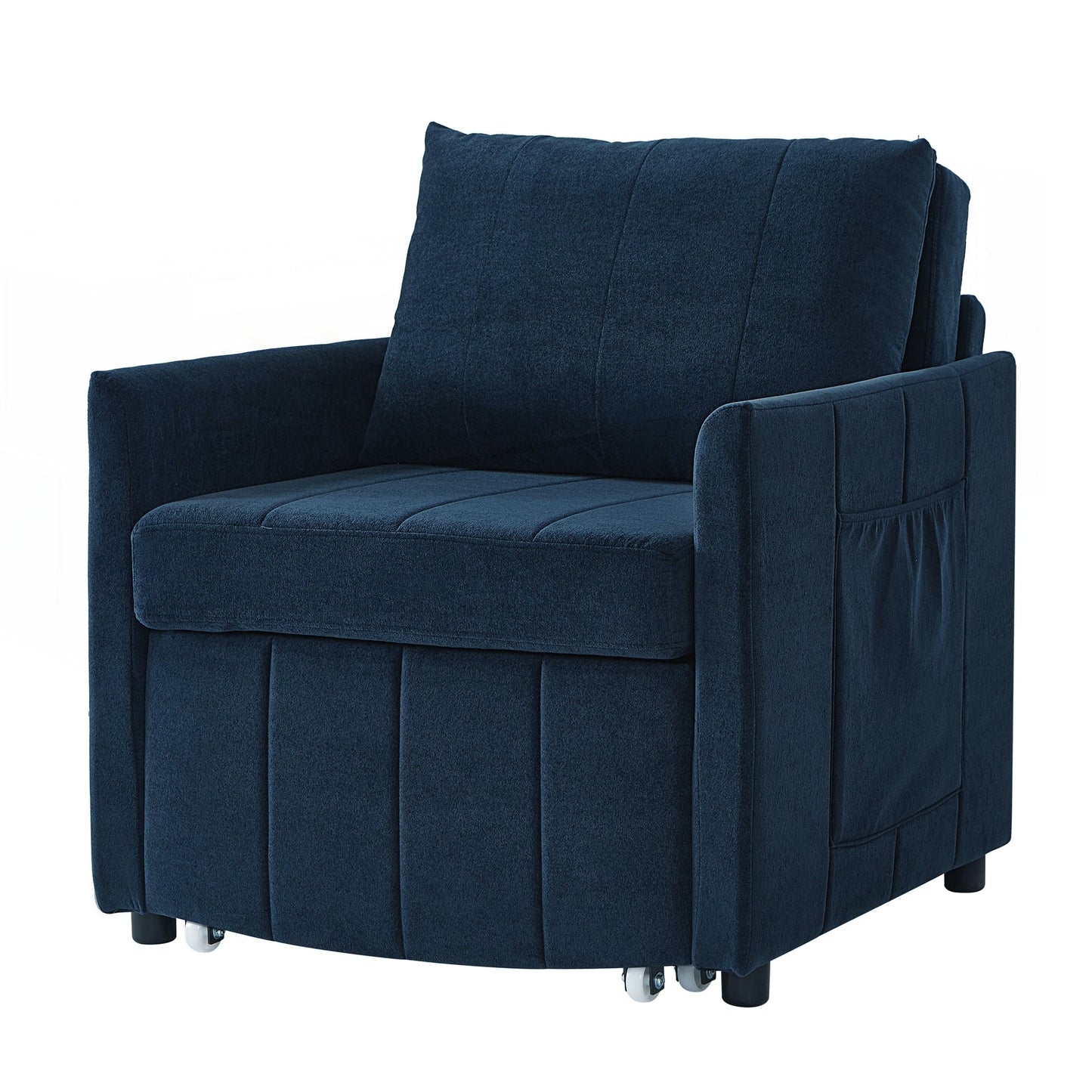 Divano letto imbottito trasformabile