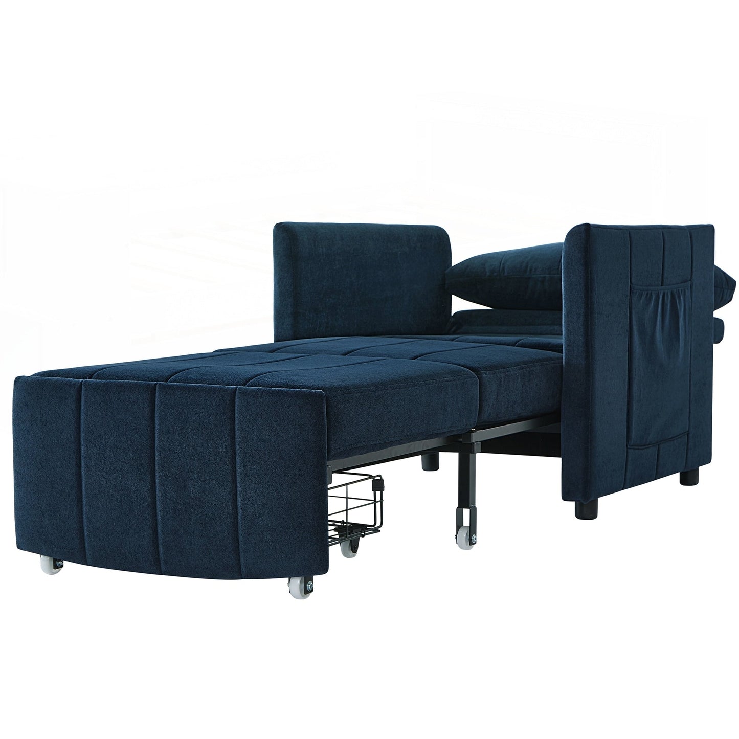 Divano letto imbottito trasformabile