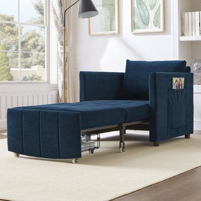 Divano letto imbottito trasformabile